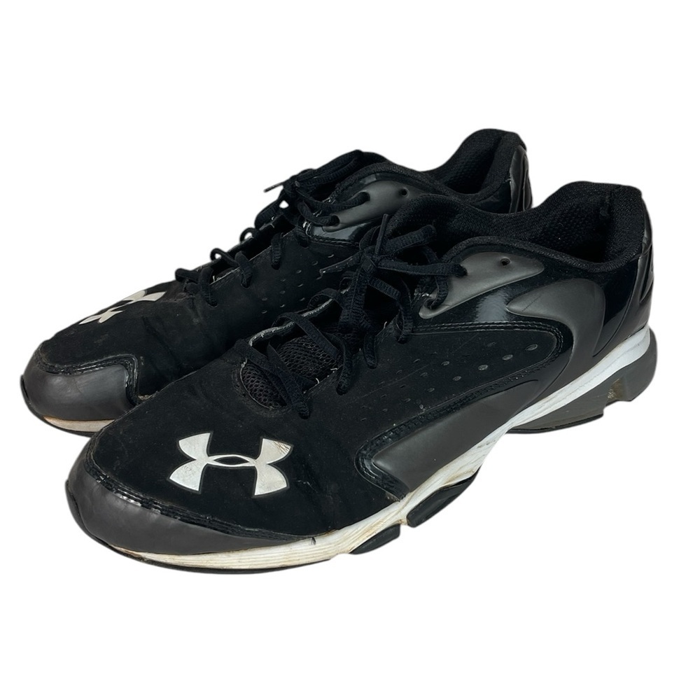 B6 Mens Under Armour Yard Trainer Black Carbon Shoes 15
